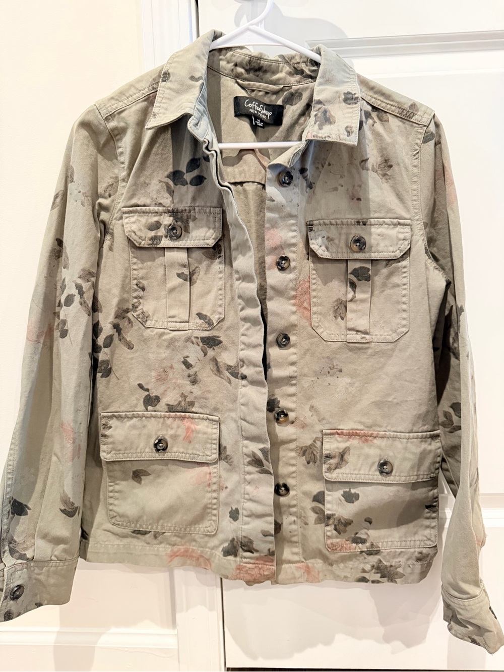 Light green - Floral Utility Jacket